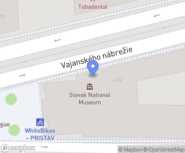 Slovenské národní muzeum (SNM) Bratislava - Mapa