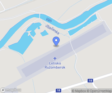 Aeroklub - Letiště Ružomberok - Lisková - Mapa