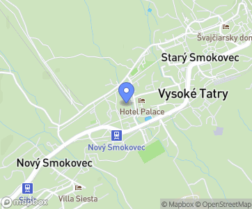 Lázně Nový Smokovec - Mapa