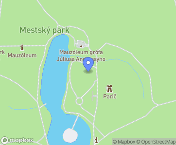 Mestský park Trebišov (historický park Andrssyovcov) - Mapa